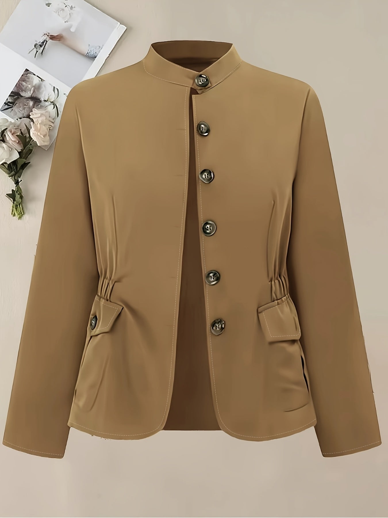Modern Tailored Blazer for Fresh Wardrobe Looks with Long Sleeves