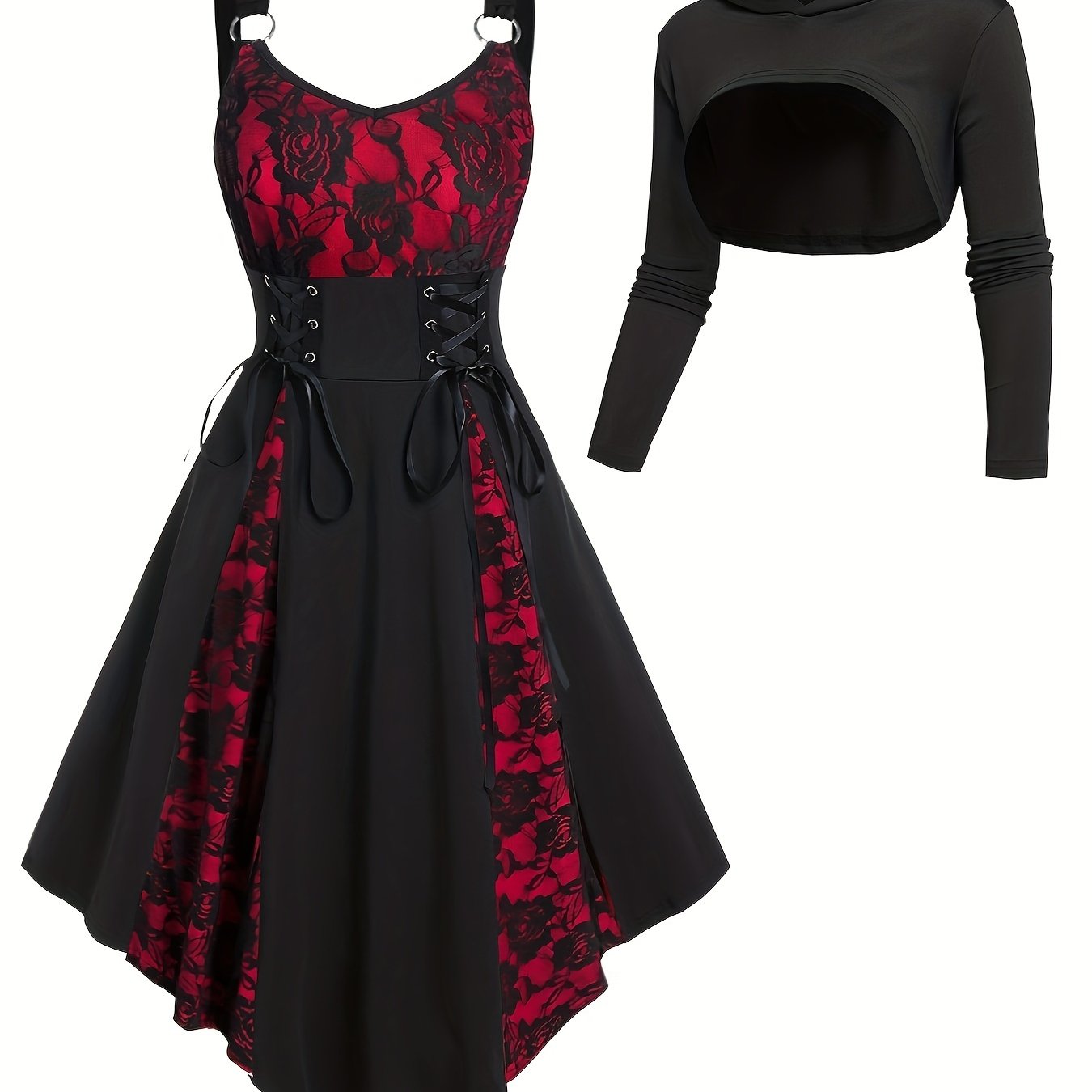 Printed Dress for Polished Boutique Outfits with Long Sleeves