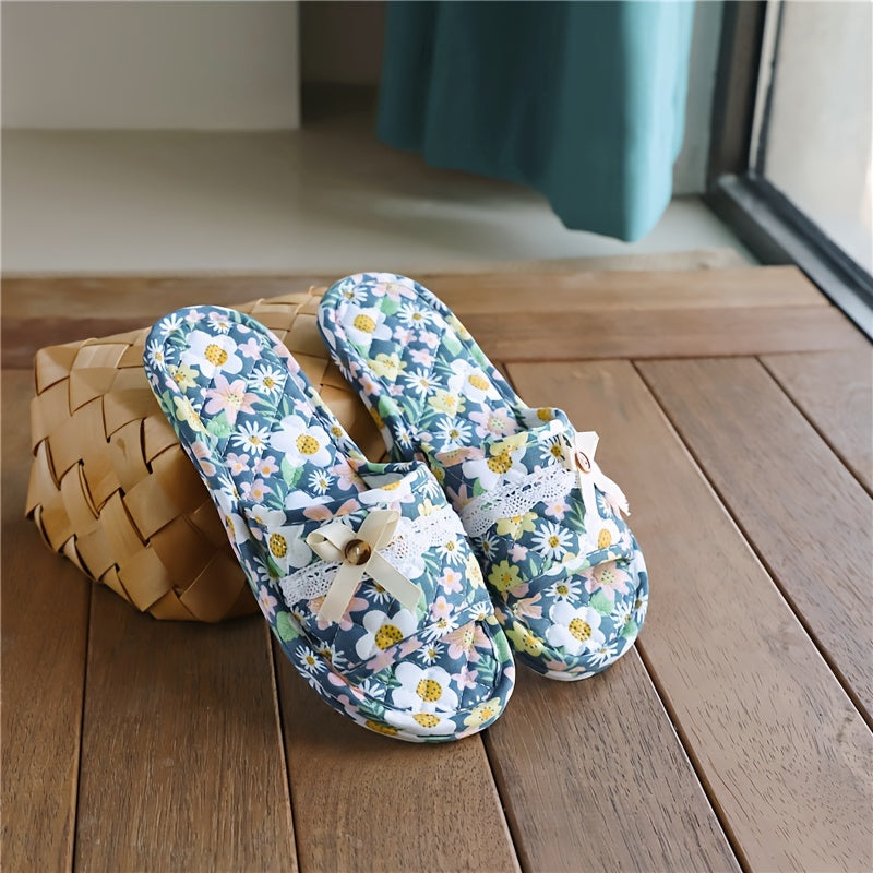 Boutique Comfort Slide Slippers for Easy Styling with Floral Print