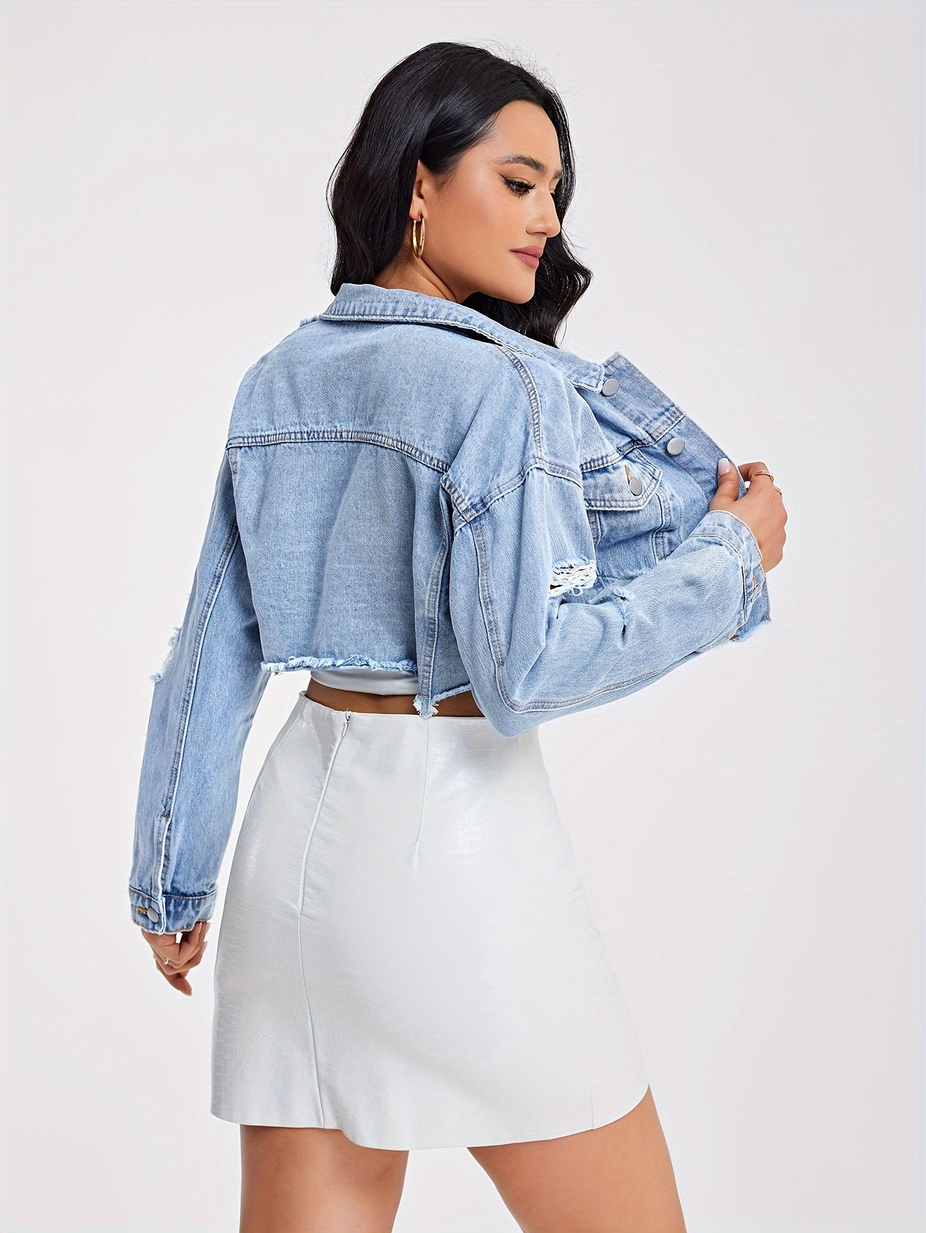 Boutique Denim Jacket for Easy Styling with Denim Look