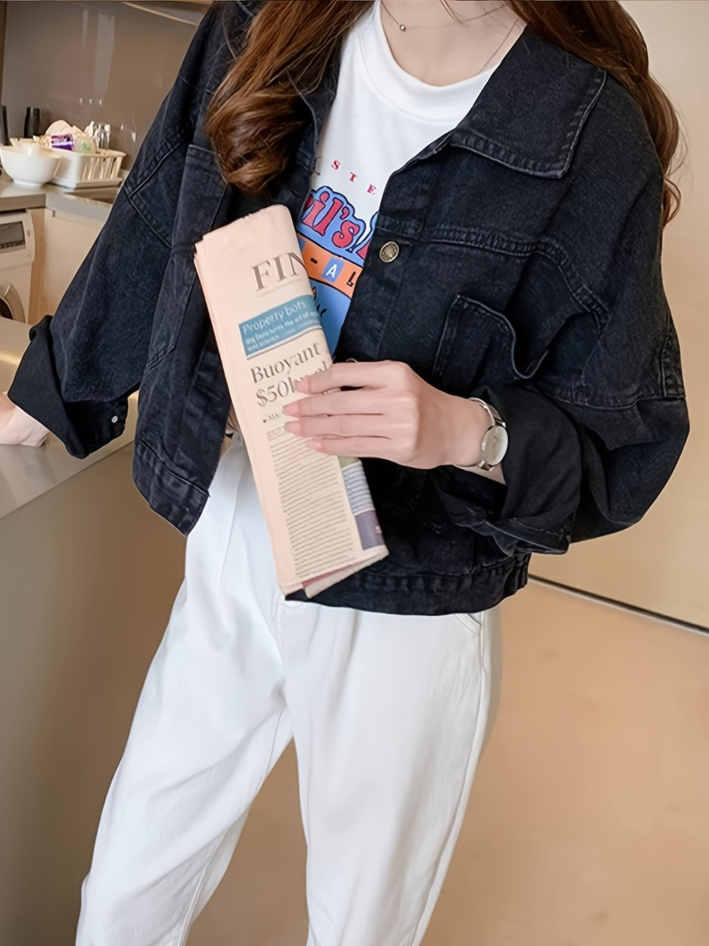 Modern Lightweight Jacket for Fresh Wardrobe Looks with Denim Look
