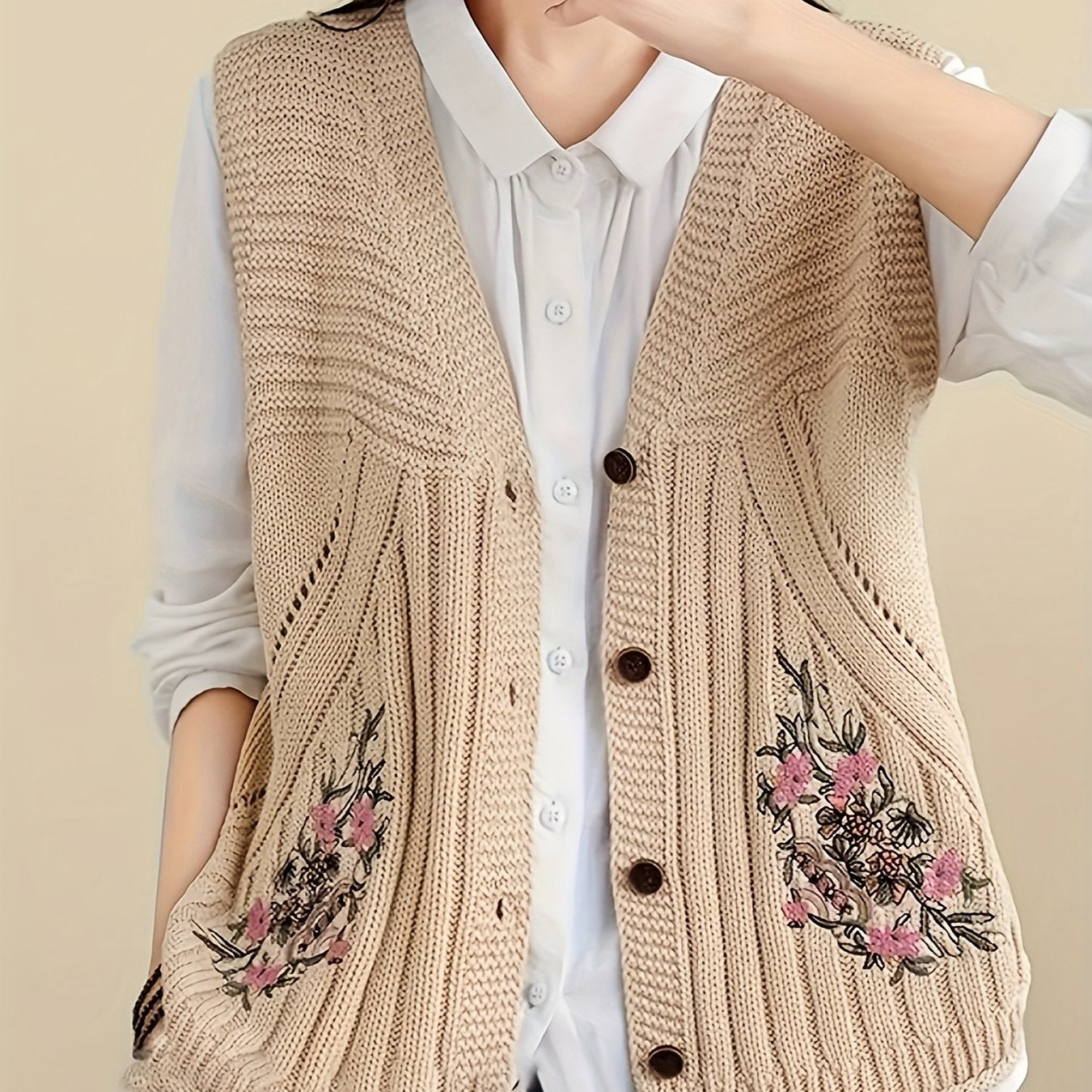 Hooded Jacket with a Refined Everyday Fit with Floral Print