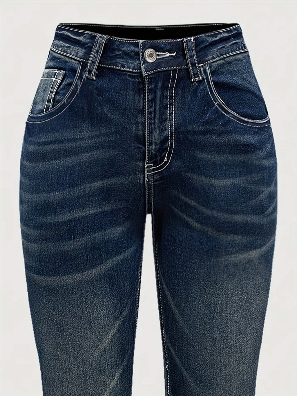 Flare Jeans with a Refined Everyday Fit with Denim Look