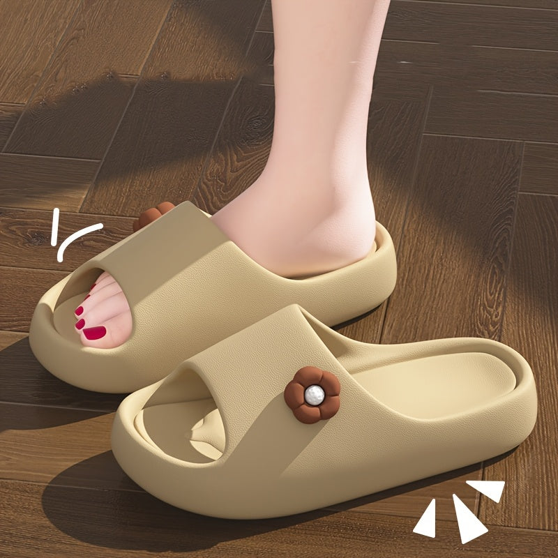 Boutique Comfort Slide Slippers for Easy Styling with Floral Print