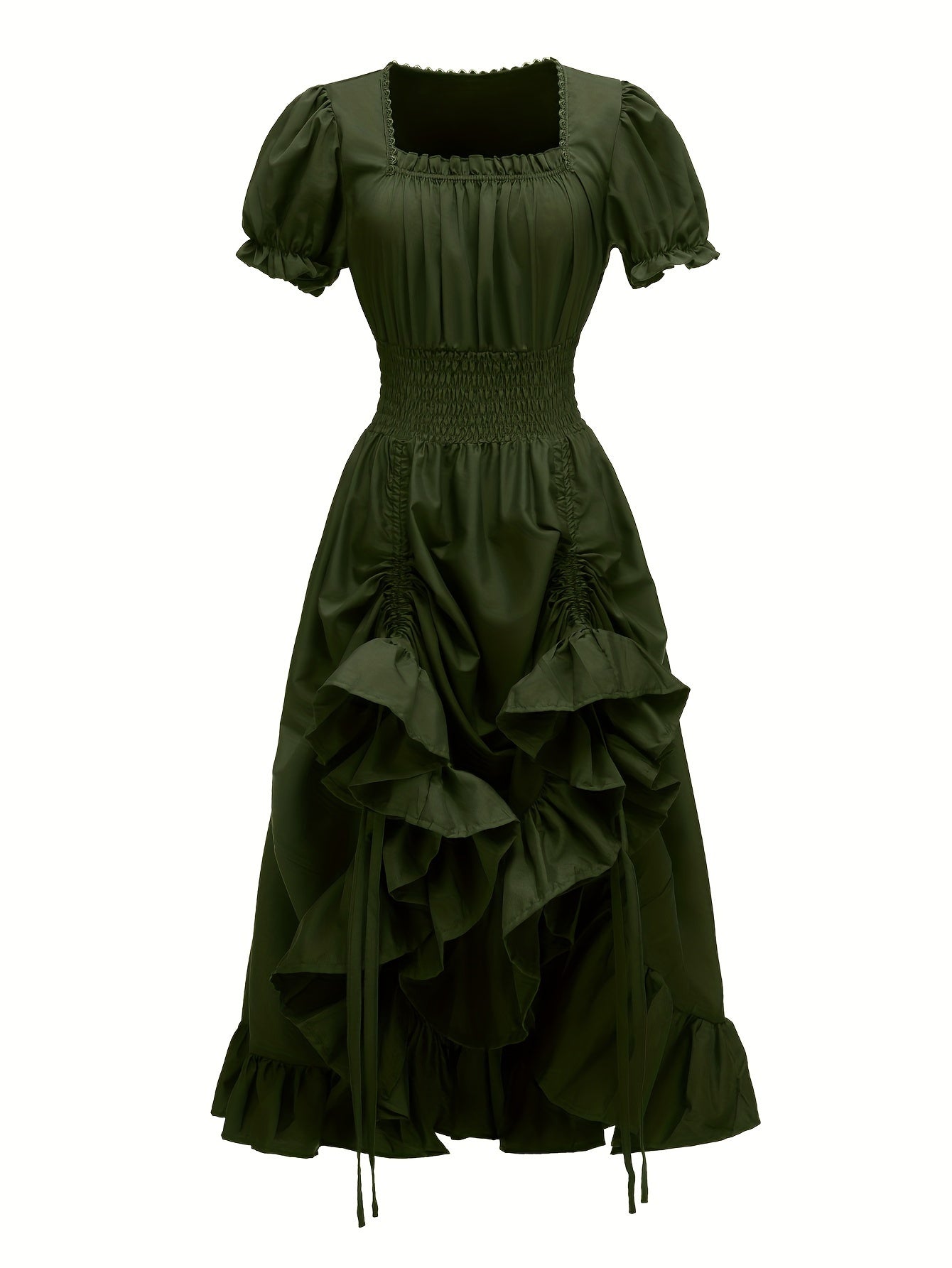 Boutique A-Line Dress for Easy Styling with Ruffled Detail