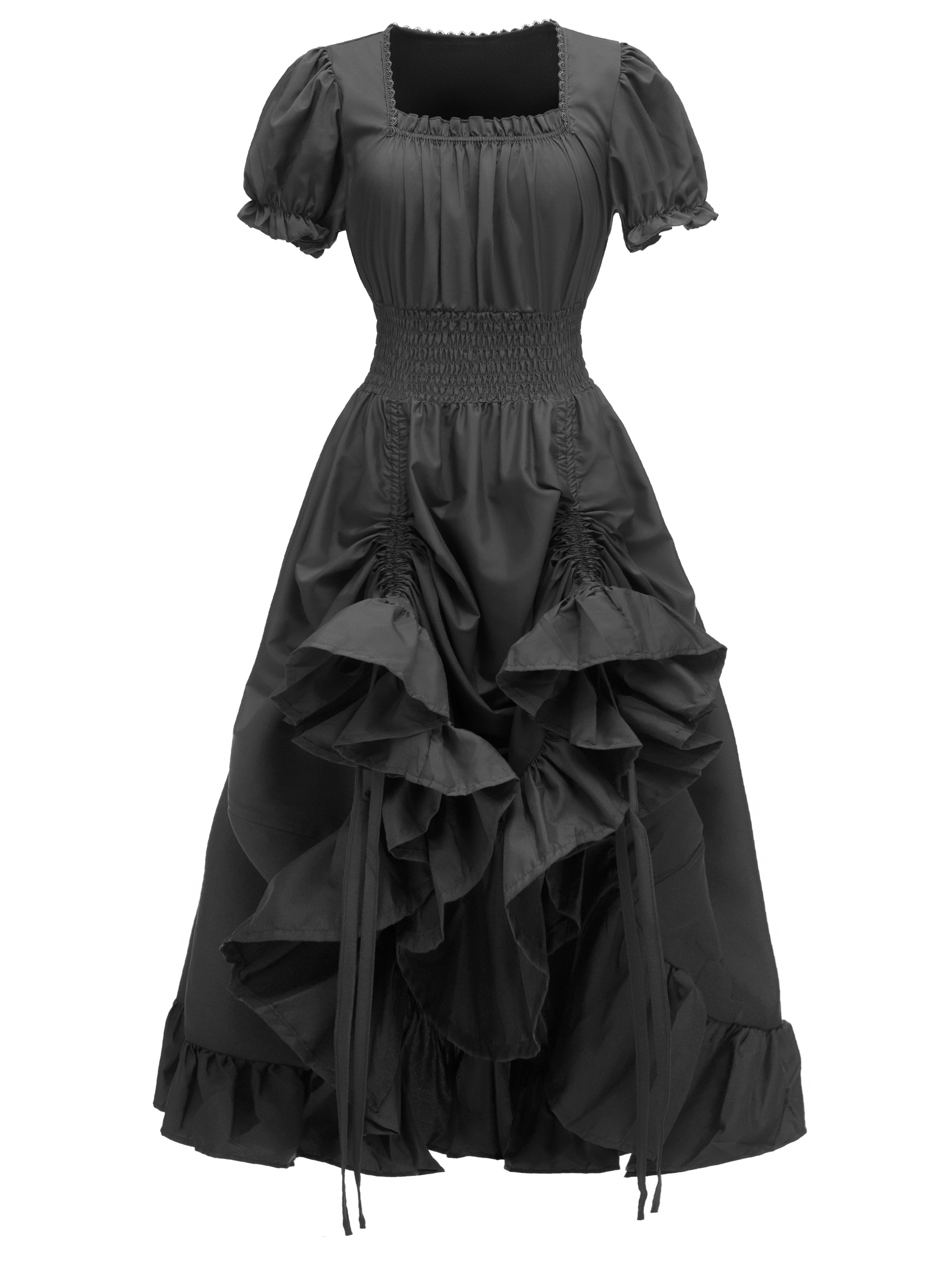 Boutique A-Line Dress for Easy Styling with Ruffled Detail