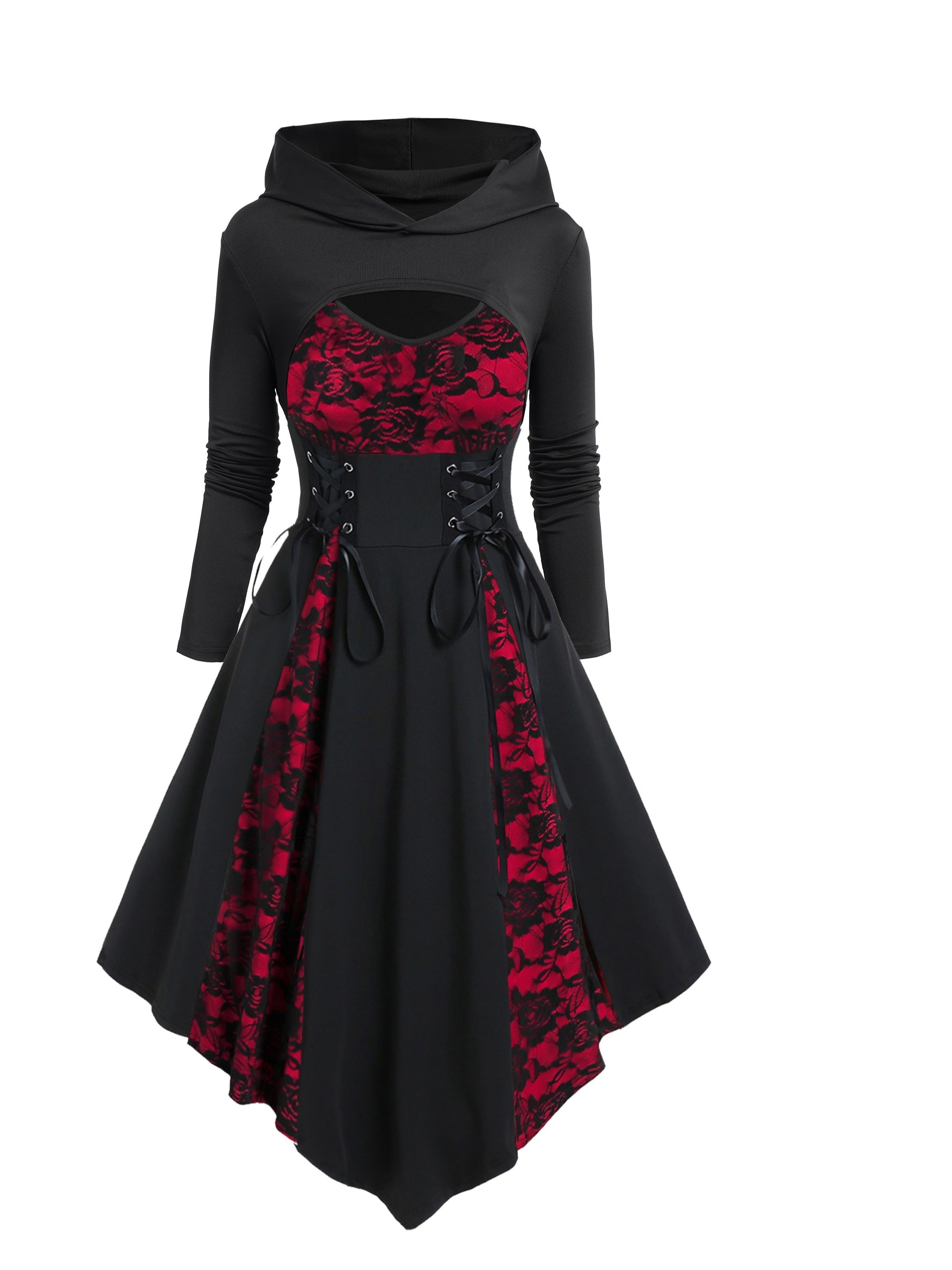 Printed Dress for Polished Boutique Outfits with Long Sleeves