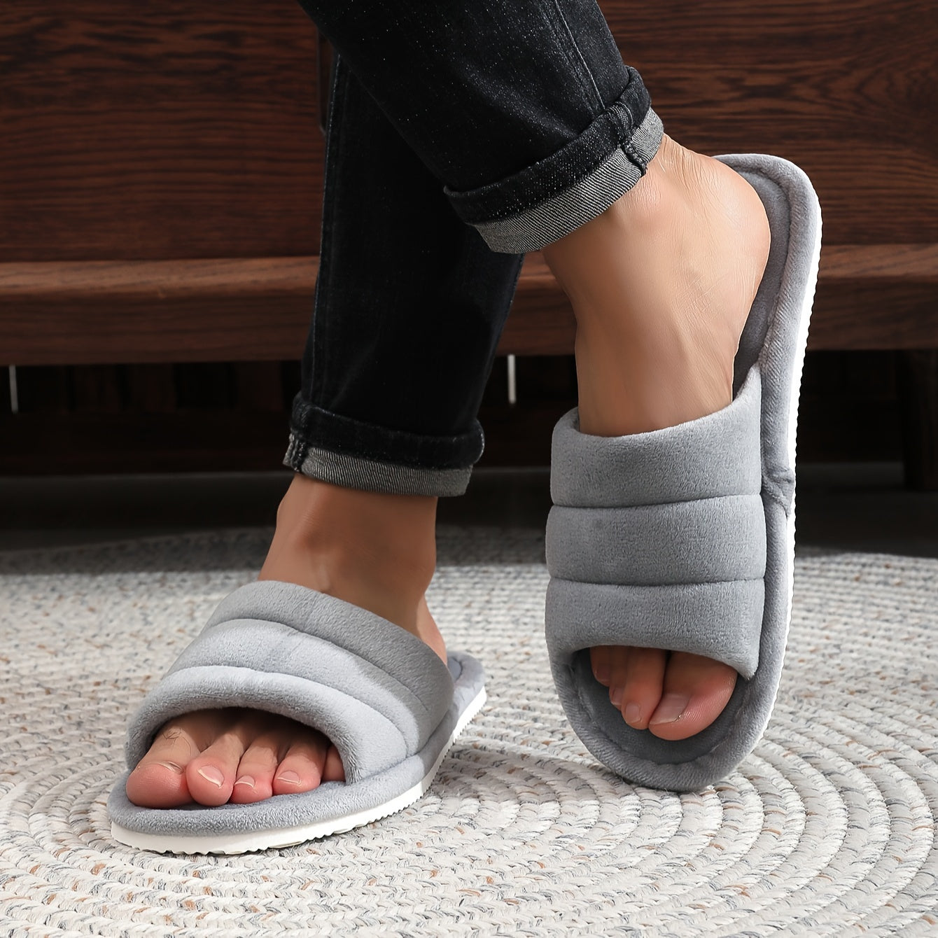 Comfort Slide Slippers with a Refined Everyday Fit with Easy Styling