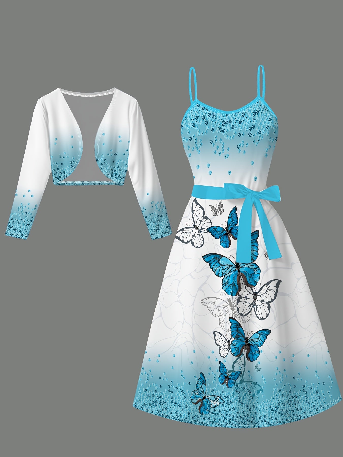 Printed Dress with a Refined Everyday Fit with Long Sleeves