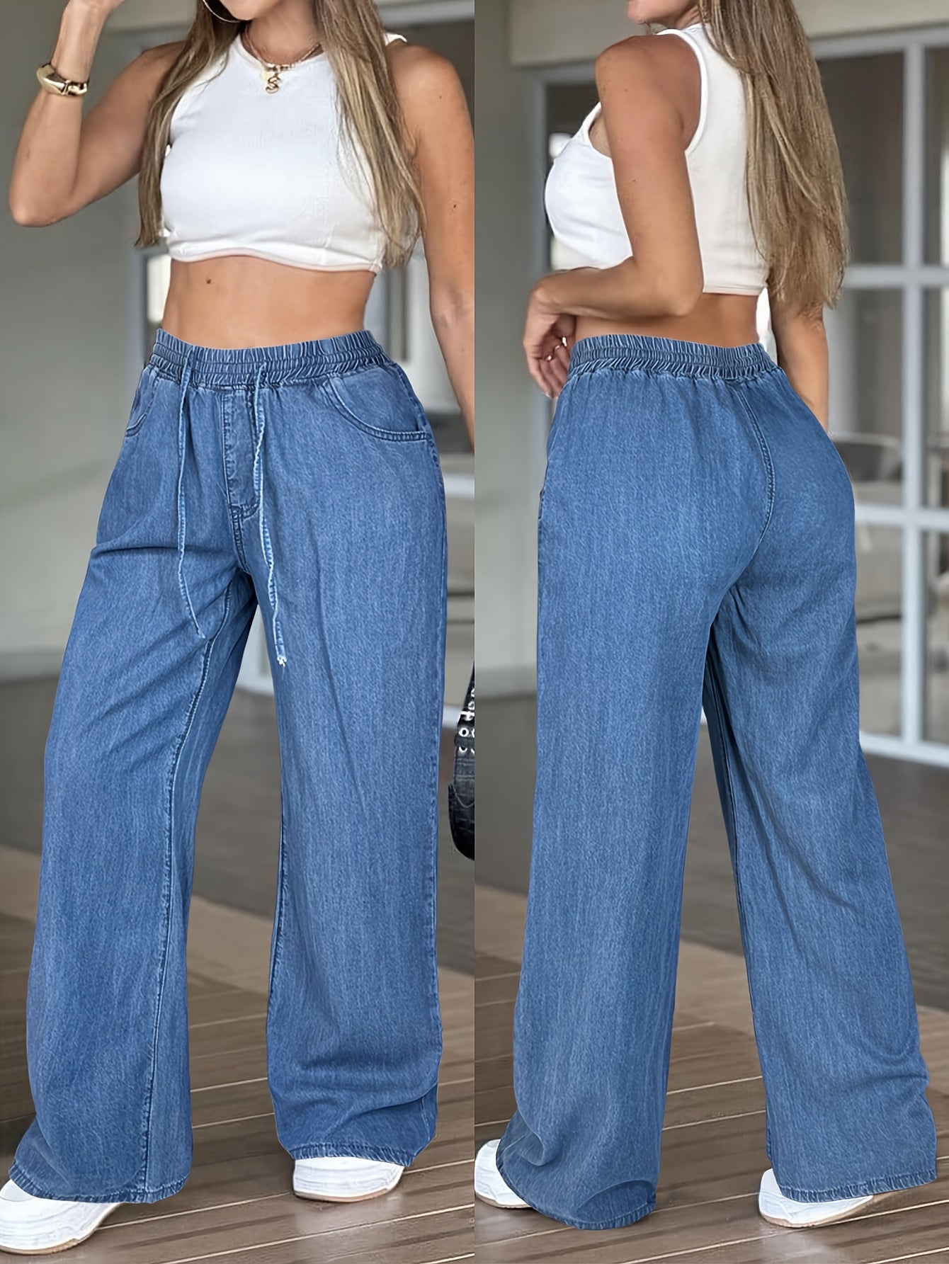 Modern Straight-Leg Jeans for Fresh Wardrobe Looks with Denim Look