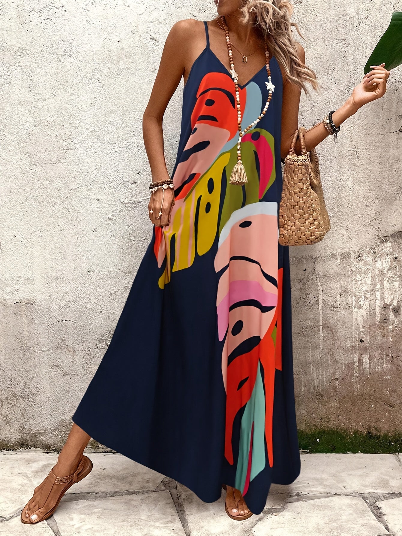 Boutique Maxi Dress for Easy Styling with Sleeveless Cut