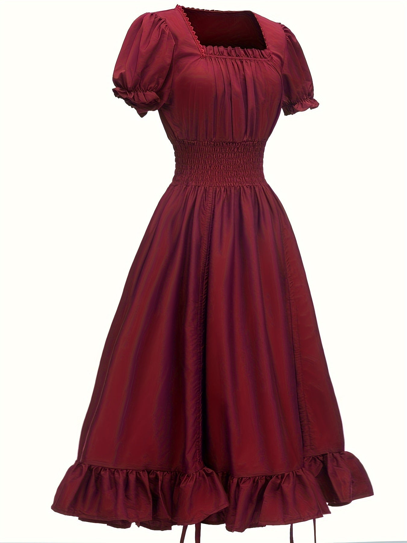 Boutique A-Line Dress for Easy Styling with Ruffled Detail