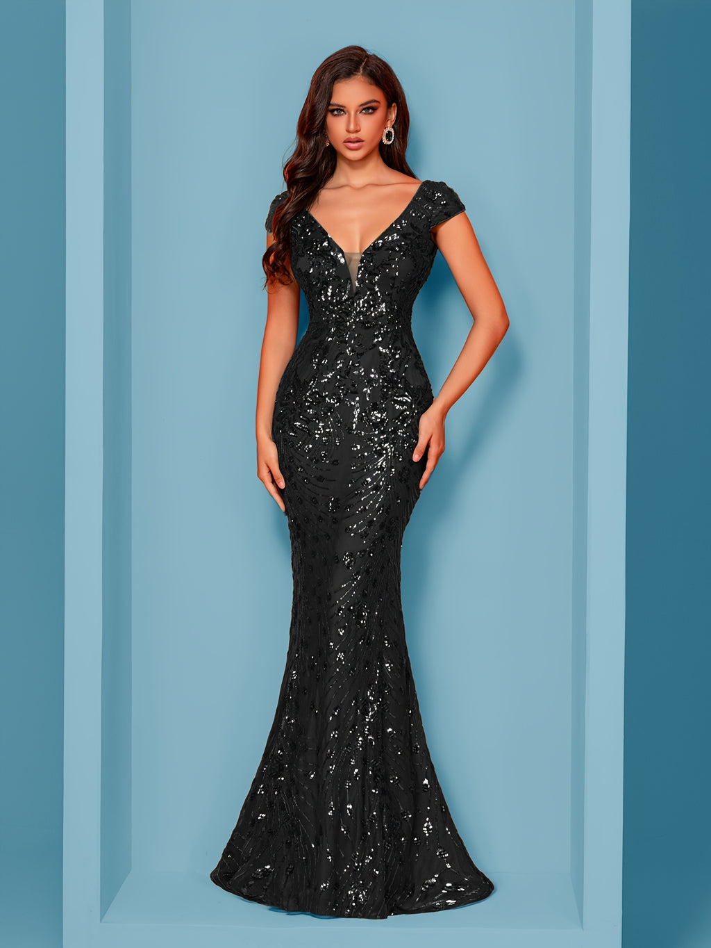 Formal Evening Gown for Polished Boutique Outfits with Floral Print