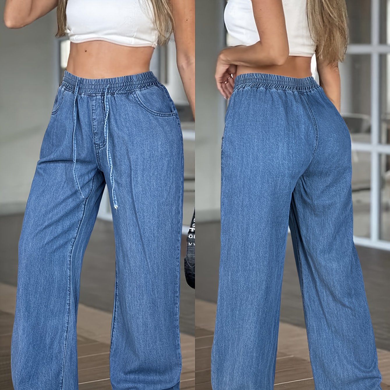 Modern Straight-Leg Jeans for Fresh Wardrobe Looks with Denim Look