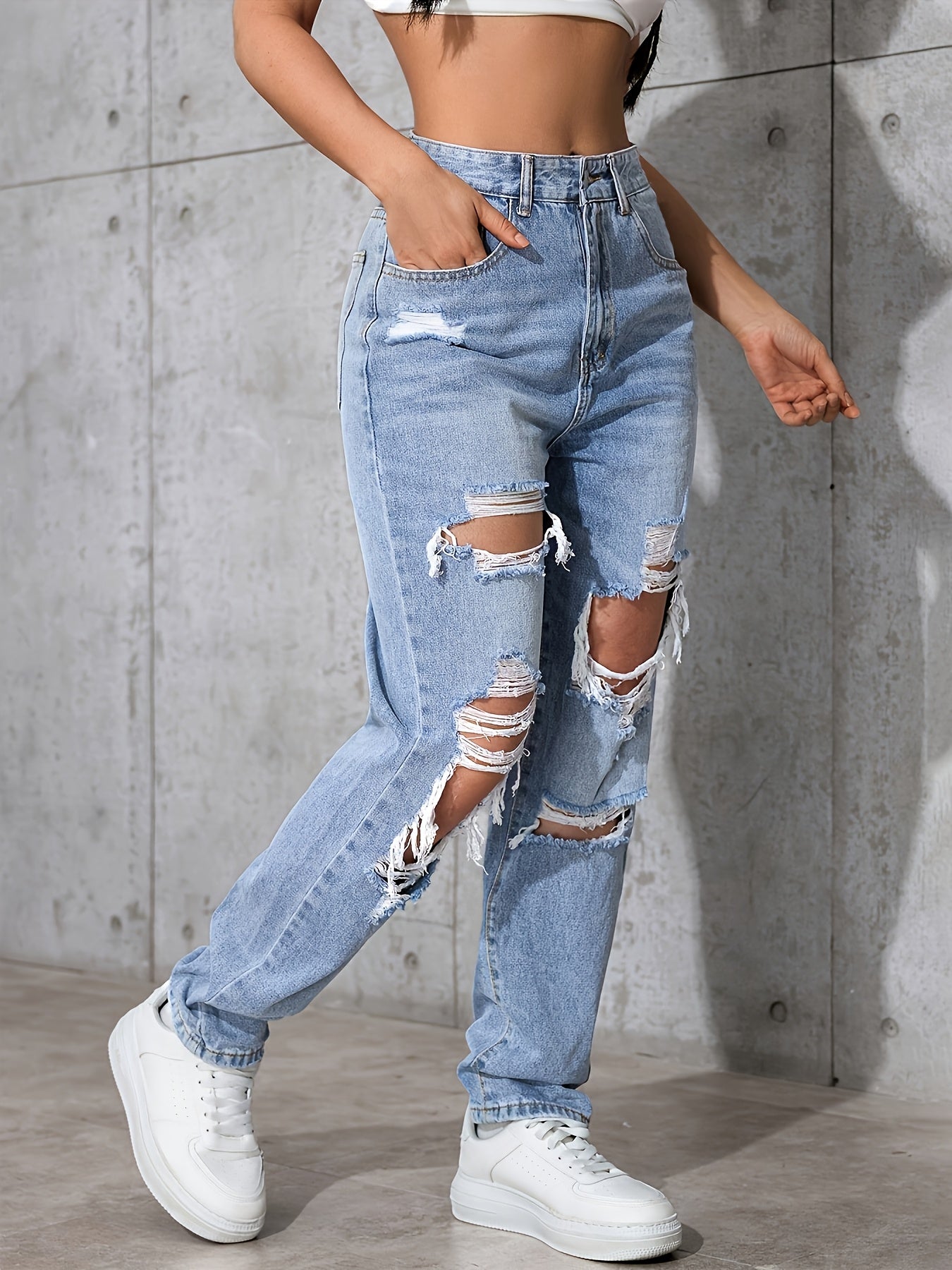 Boutique Straight-Leg Jeans for Easy Styling