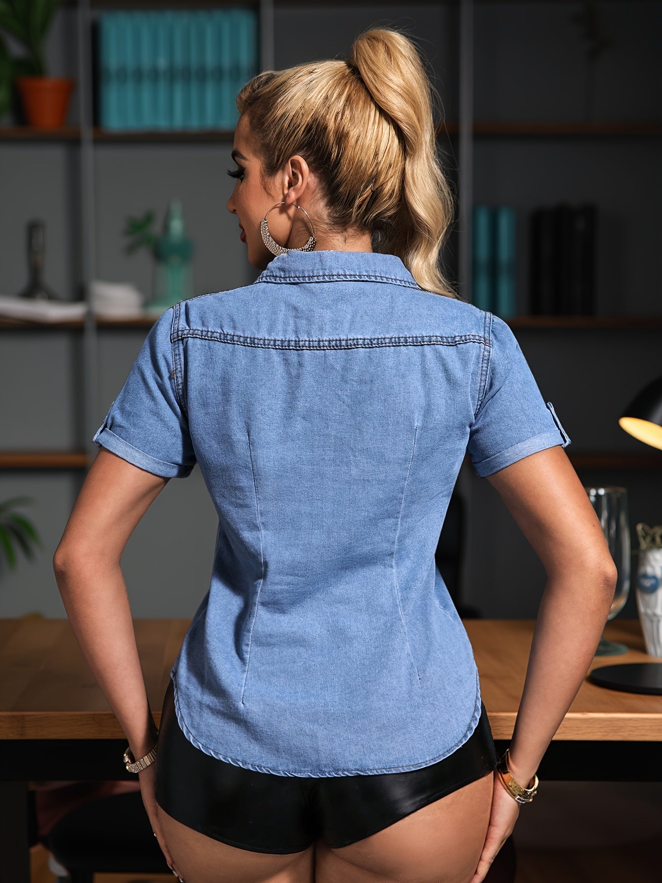 Denim Jacket for Polished Boutique Outfits with Denim Look