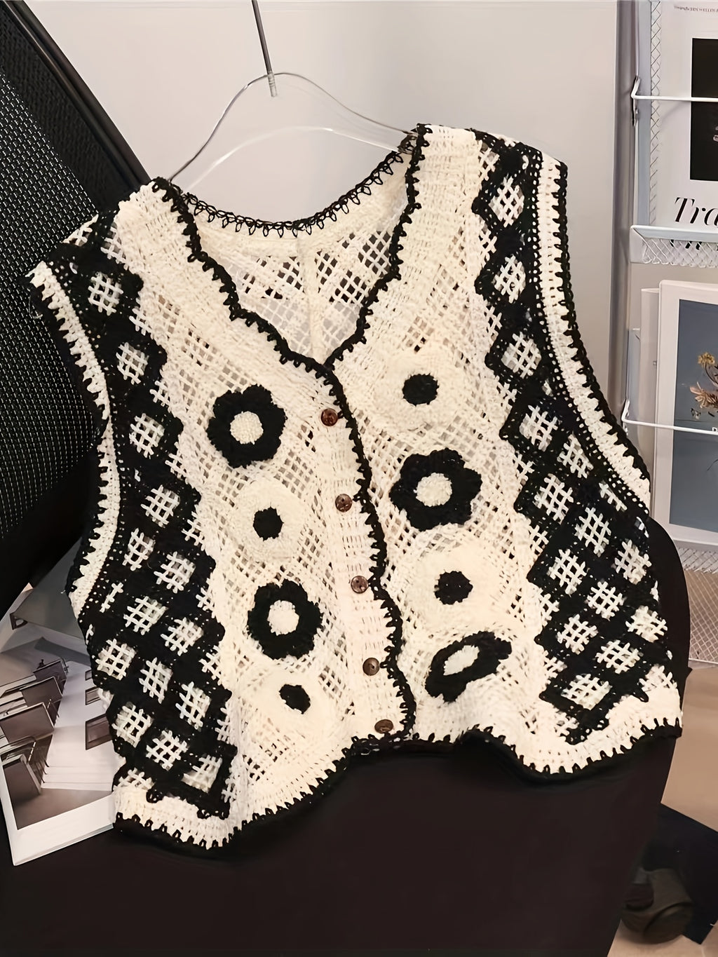 Sleeveless Vest Top for Polished Boutique Outfits with V-Neckline
