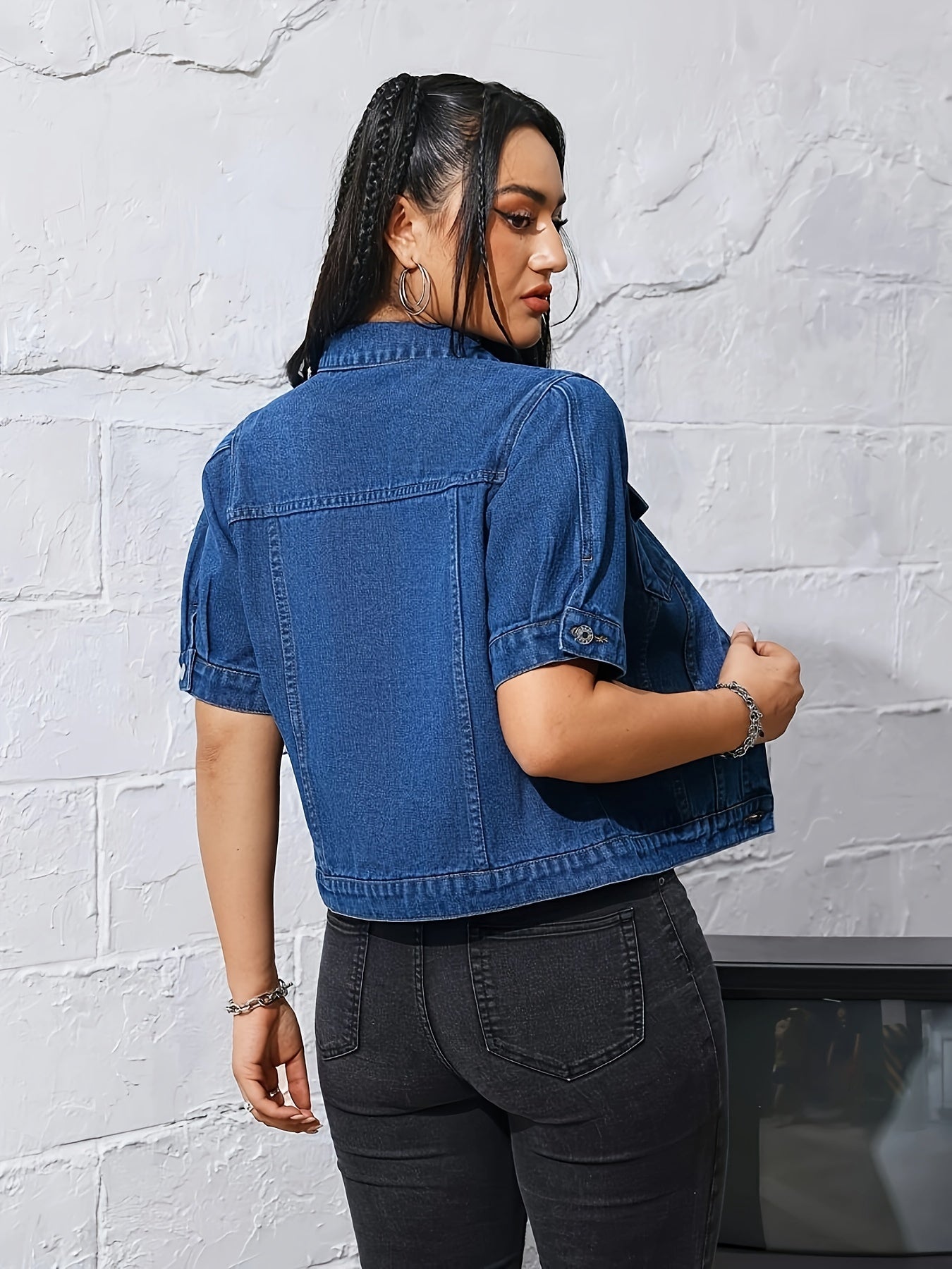 Denim Jacket for Polished Boutique Outfits with Denim Look