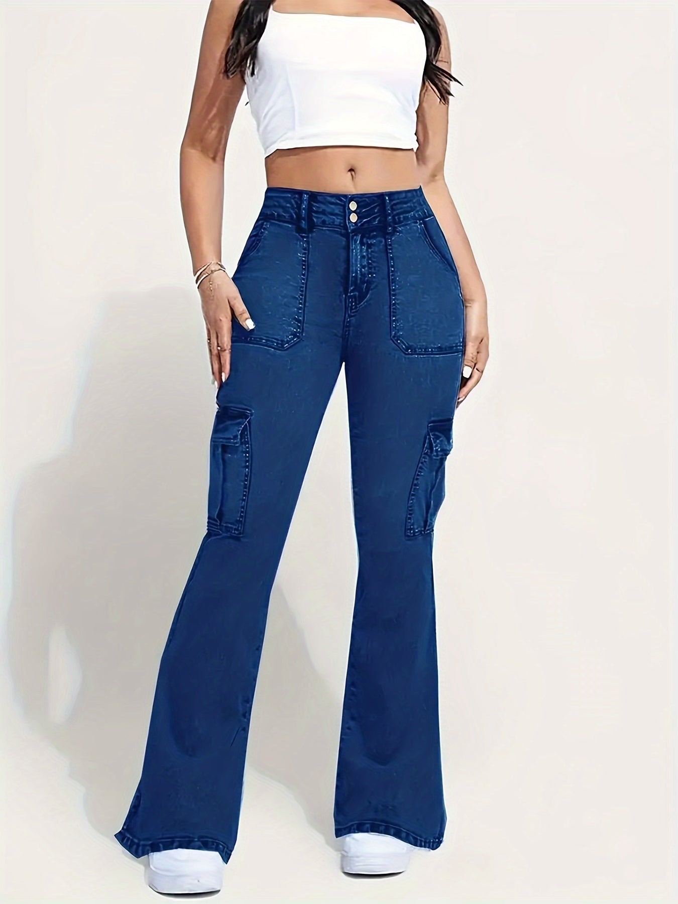 Modern Flare Jeans for Fresh Wardrobe Looks with Denim Look
