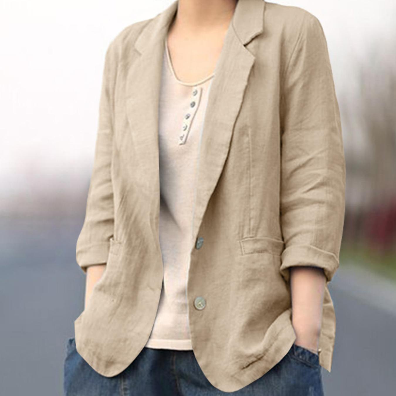 Tailored Blazer for Polished Boutique Outfits with Long Sleeves