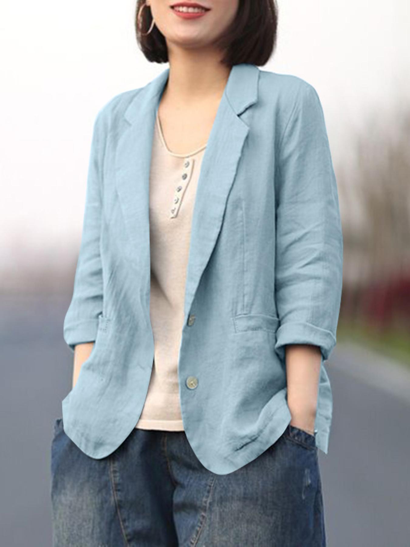 Tailored Blazer for Polished Boutique Outfits with Long Sleeves