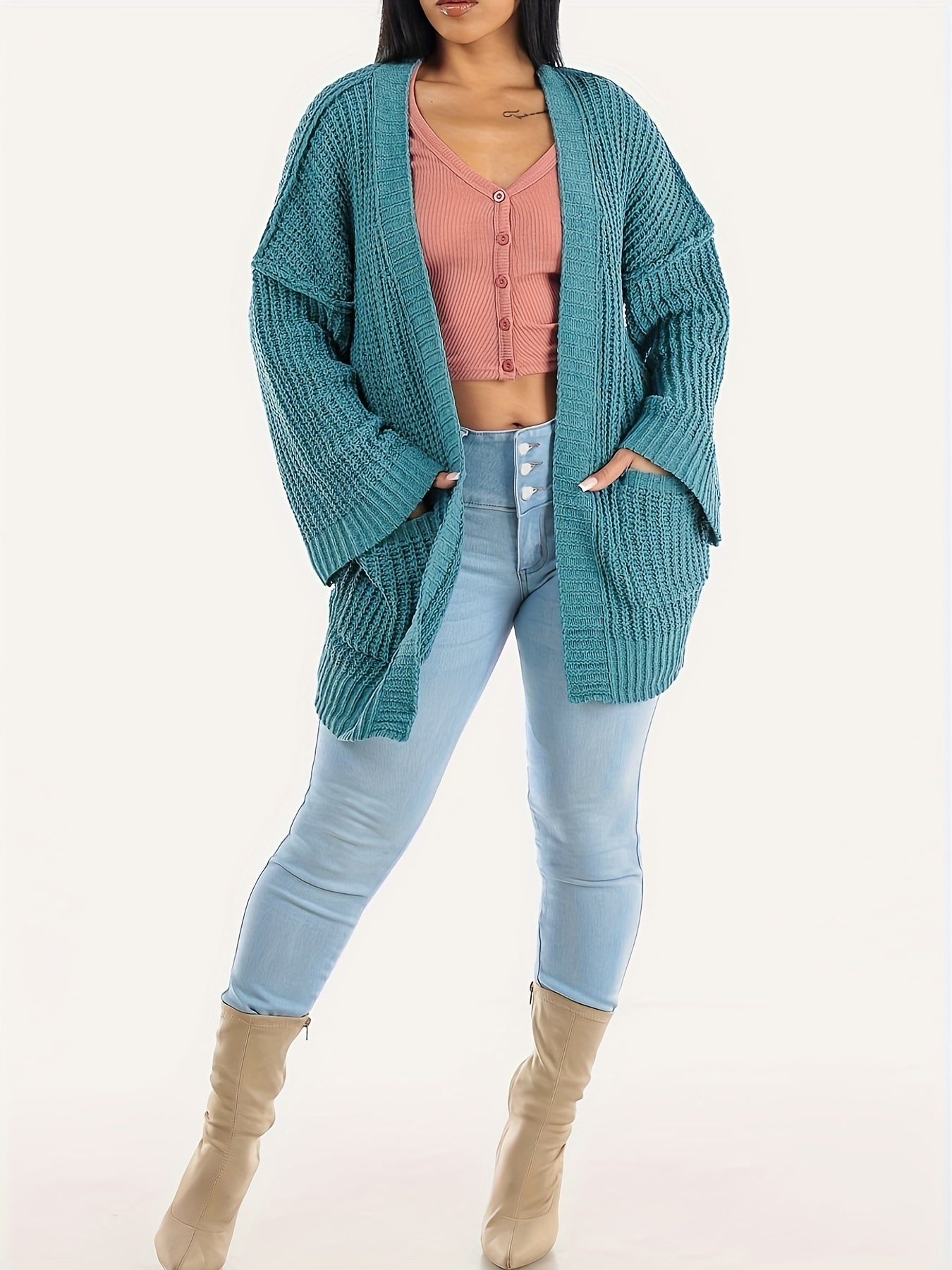 Wide-Leg Jeans for Polished Boutique Outfits with Denim Look