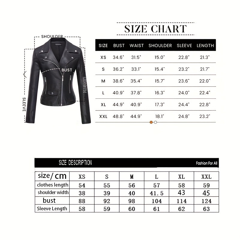Modern Faux Leather Moto Jacket for Fresh Wardrobe Looks with Faux Leather Finish