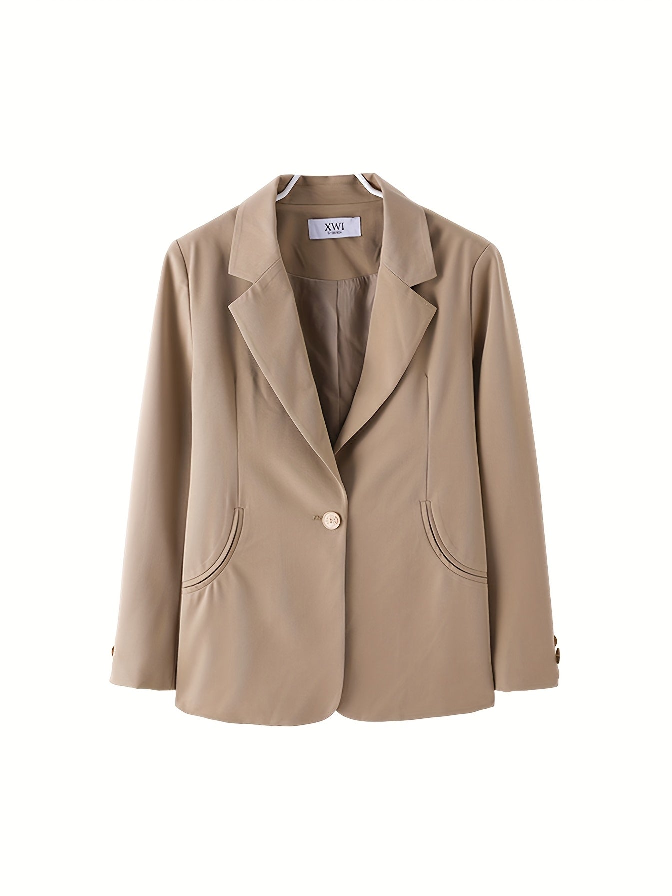 Tailored Blazer for Polished Boutique Outfits with Long Sleeves