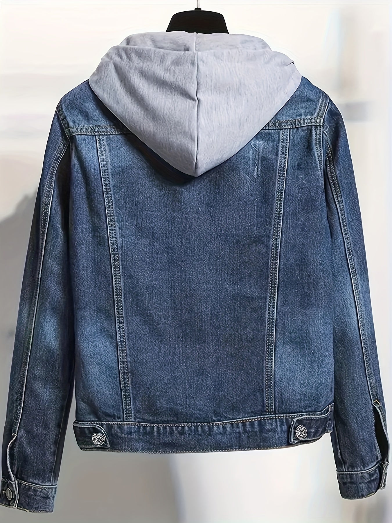 Hooded Jacket for Polished Boutique Outfits with Denim Look