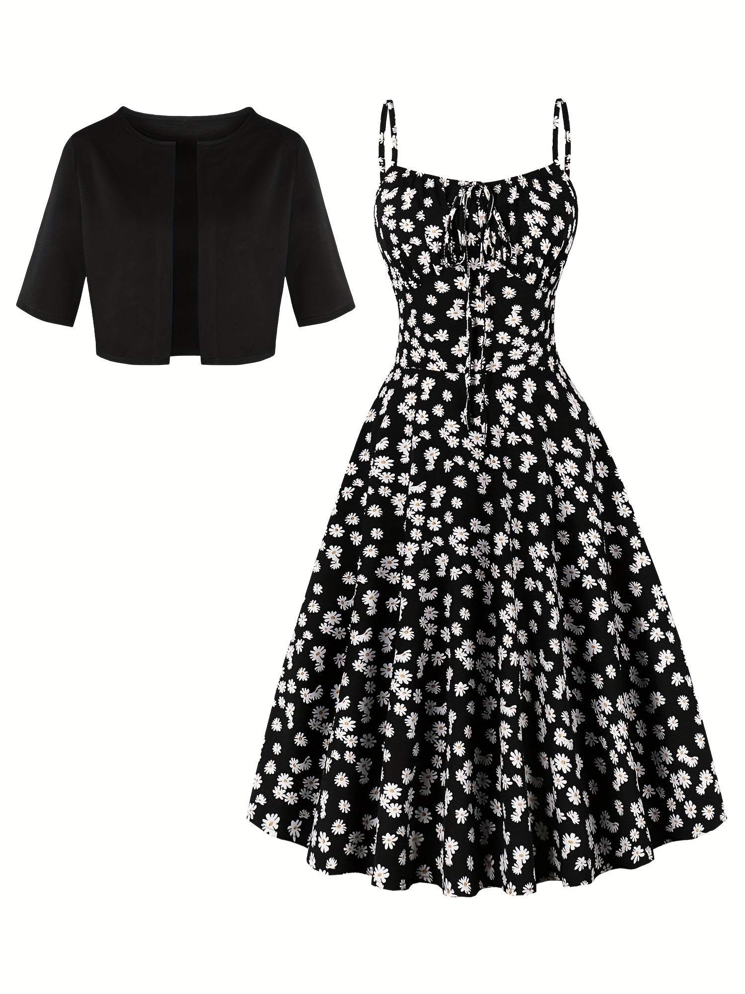 Modern Floral Midi Dress for Fresh Wardrobe Looks with Floral Print