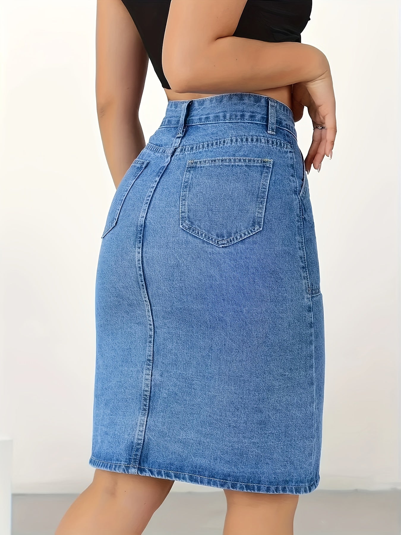 Modern Denim Skirt for Fresh Wardrobe Looks with Denim Look