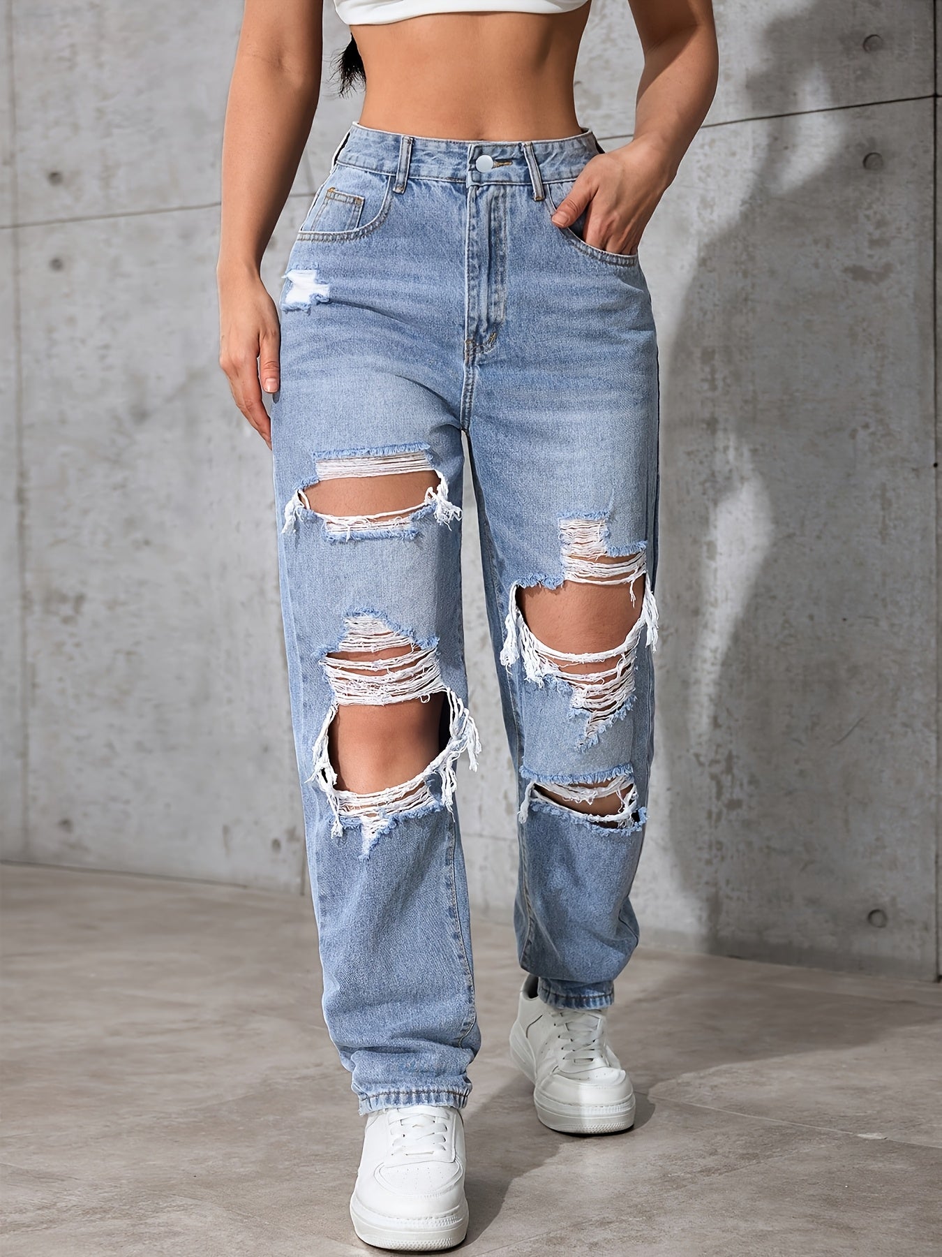 Boutique Straight-Leg Jeans for Easy Styling