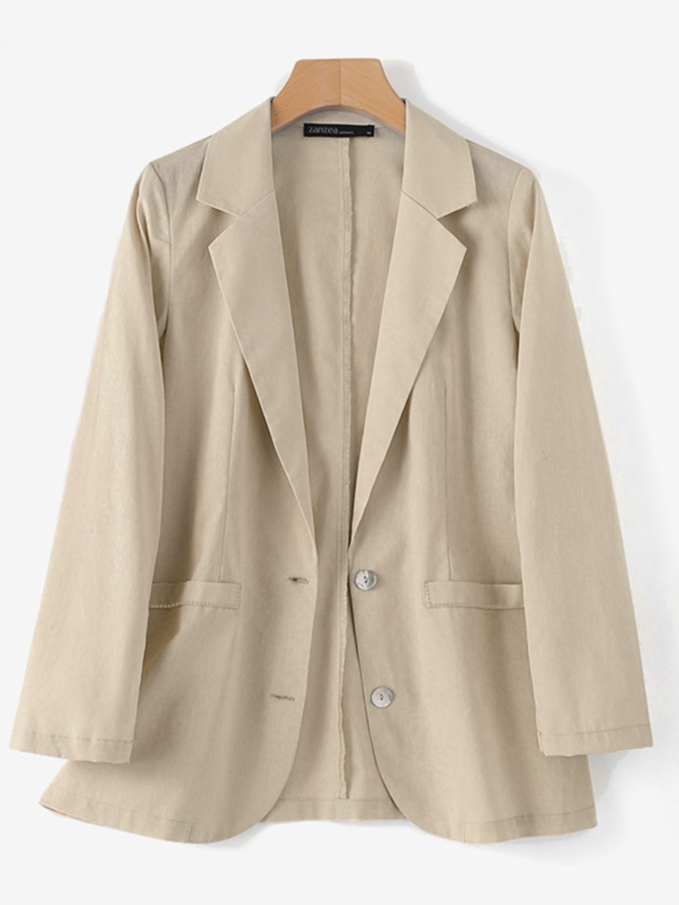 Tailored Blazer for Polished Boutique Outfits with Long Sleeves