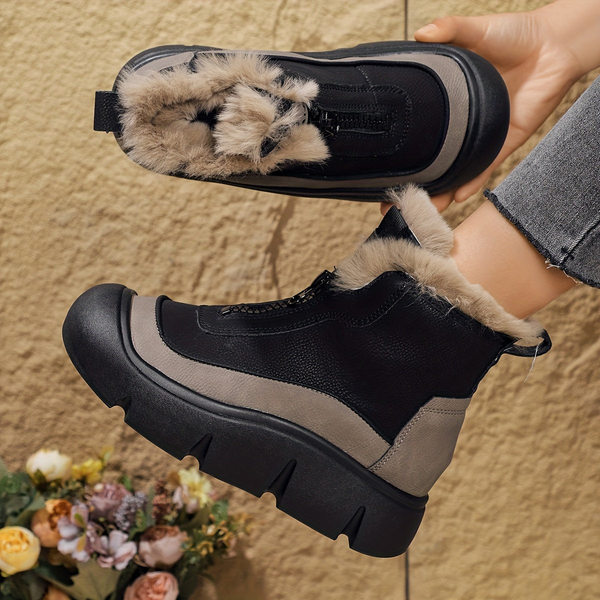 Boutique Platform Boots for Easy Styling with Platform Sole