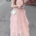 A-Line Dress for Polished Boutique Outfits with Ruffled Detail