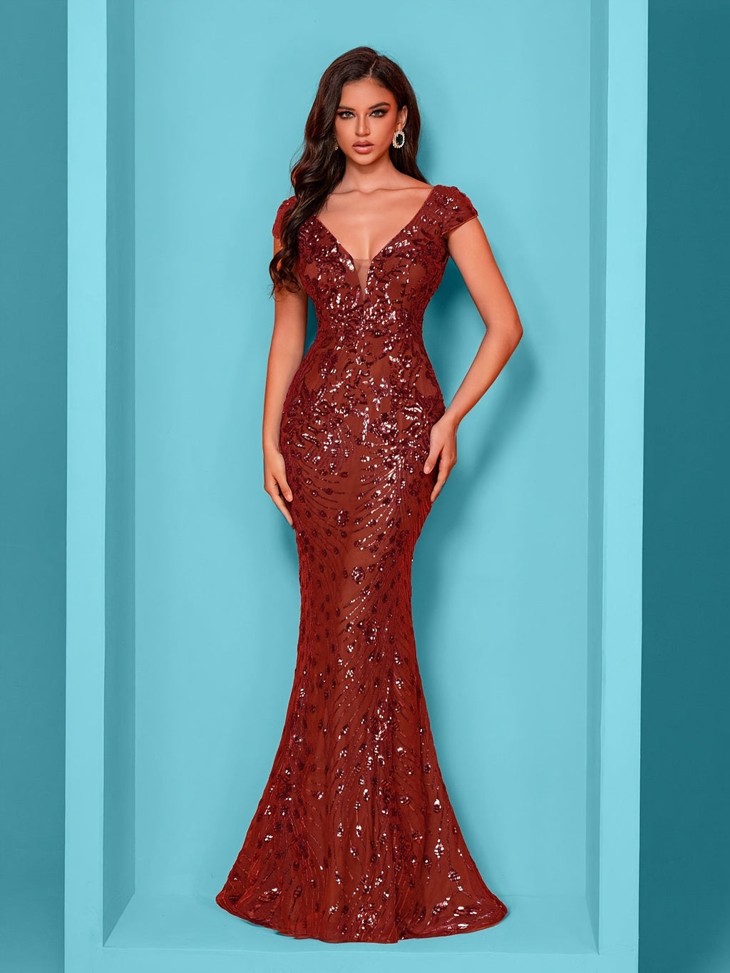 Formal Evening Gown for Polished Boutique Outfits with Floral Print