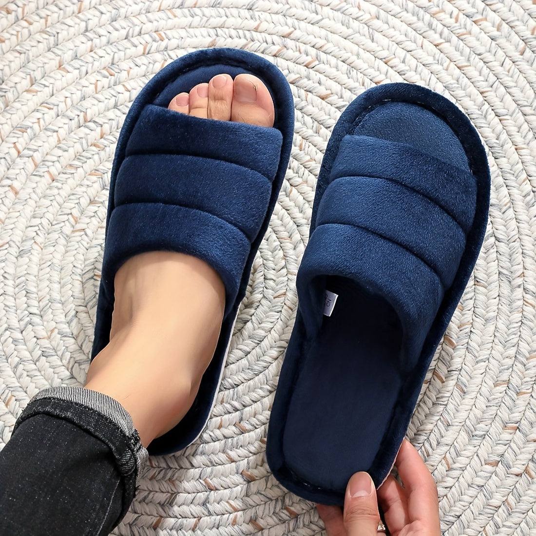 Comfort Slide Slippers with a Refined Everyday Fit with Easy Styling