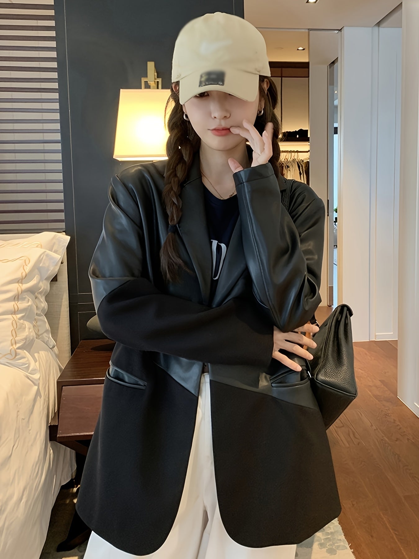 Modern Tailored Blazer for Fresh Wardrobe Looks with Long Sleeves