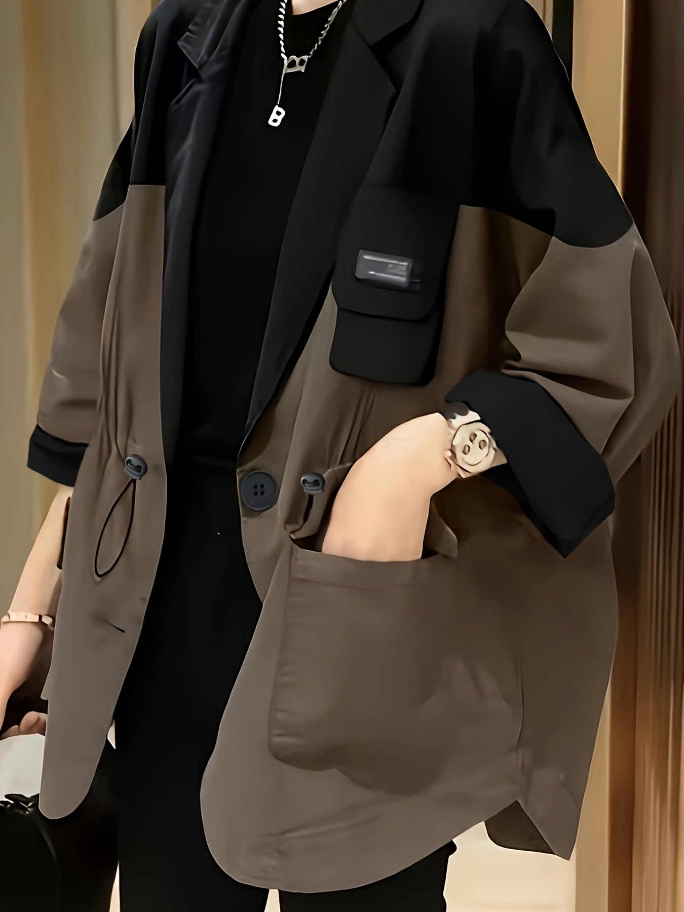 Tailored Blazer with a Refined Everyday Fit with Long Sleeves