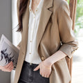 Tailored Blazer for Polished Boutique Outfits with Long Sleeves