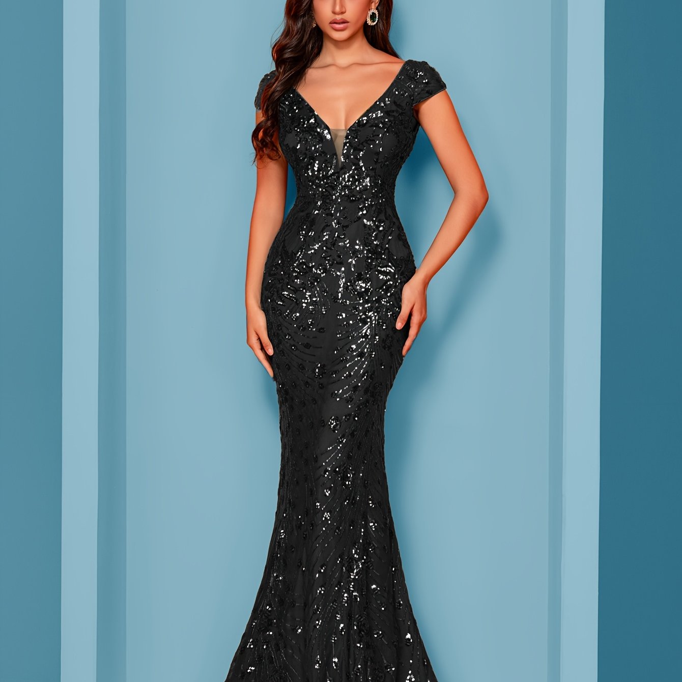 Formal Evening Gown for Polished Boutique Outfits with Floral Print