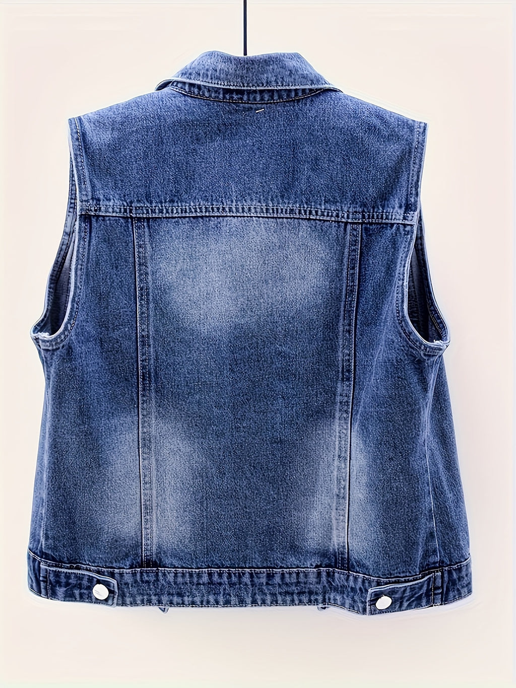 Boutique Sleeveless Vest Top for Easy Styling with Denim Look