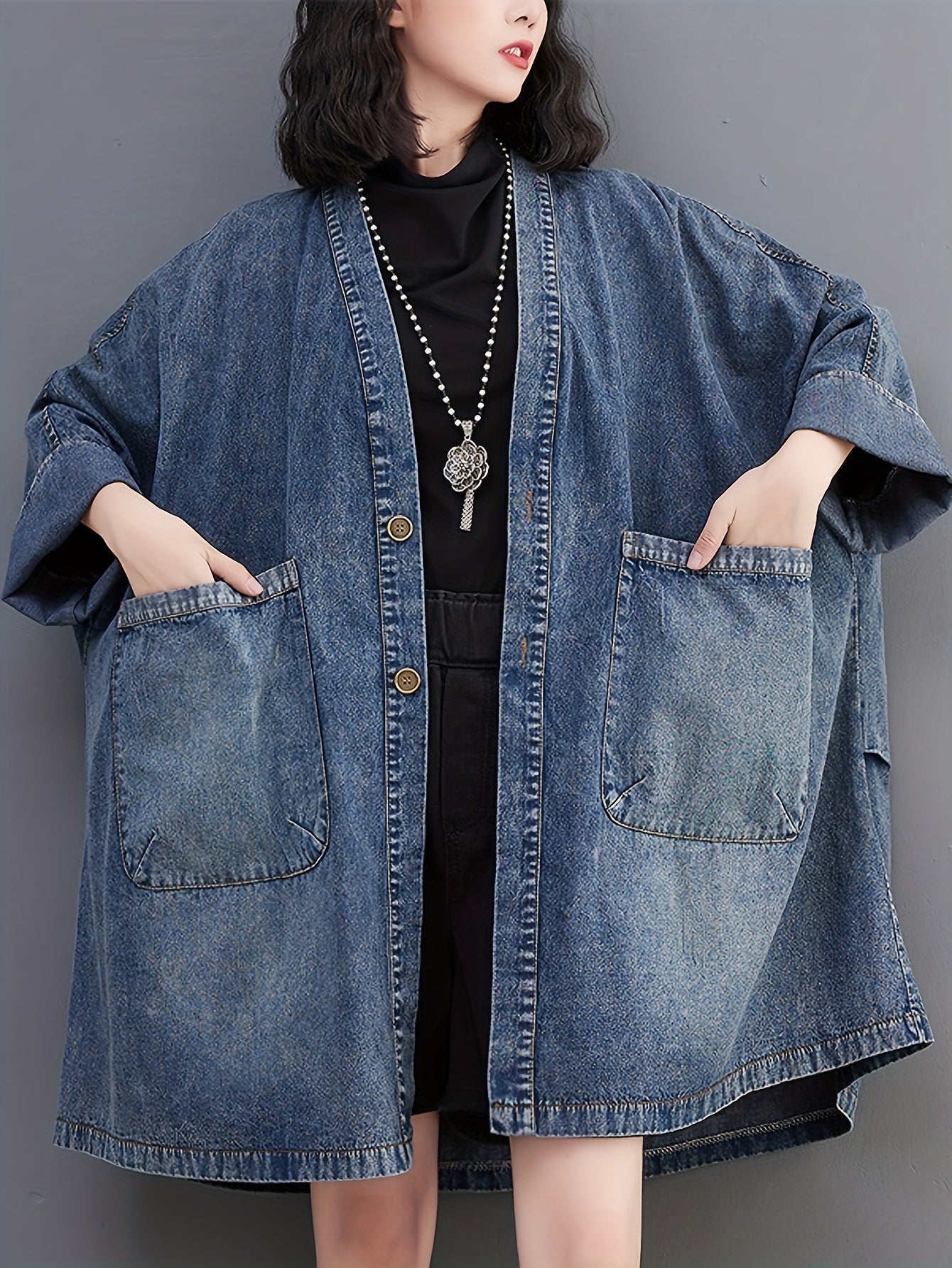 Lightweight Jacket for Polished Boutique Outfits with Denim Look
