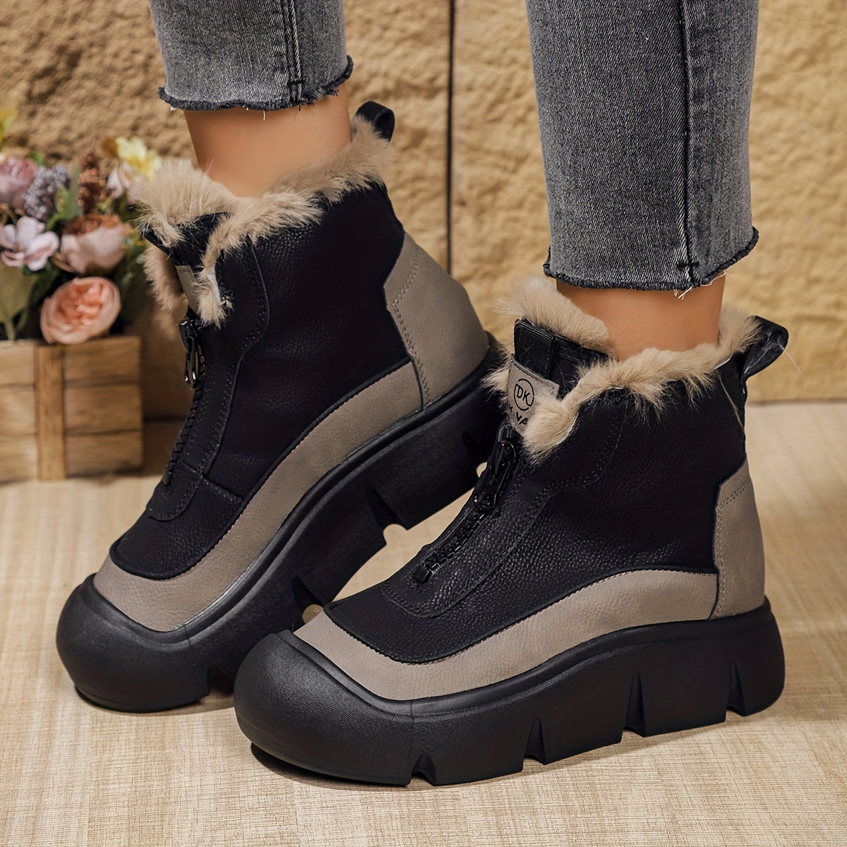 Boutique Platform Boots for Easy Styling with Platform Sole