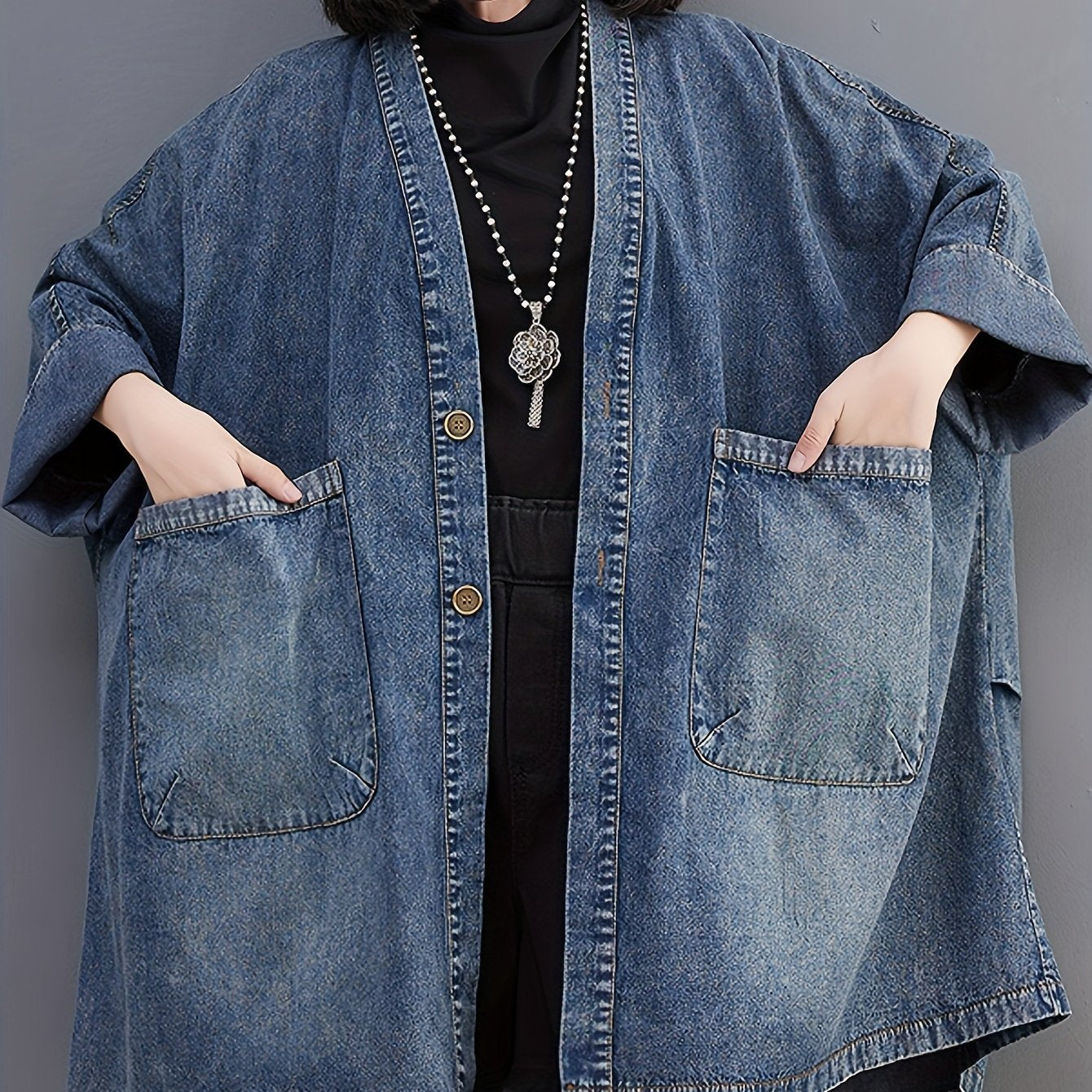 Lightweight Jacket for Polished Boutique Outfits with Denim Look