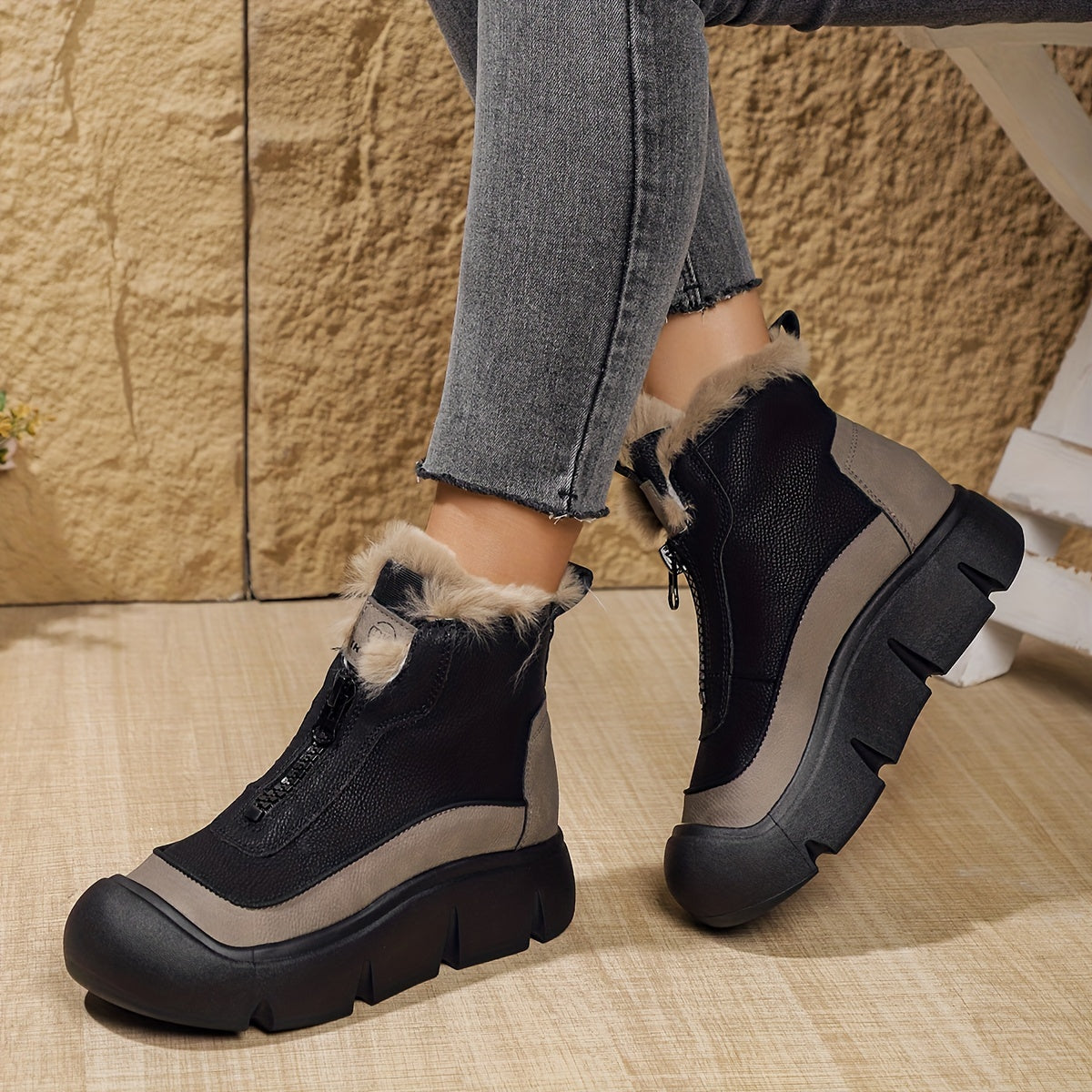 Boutique Platform Boots for Easy Styling with Platform Sole
