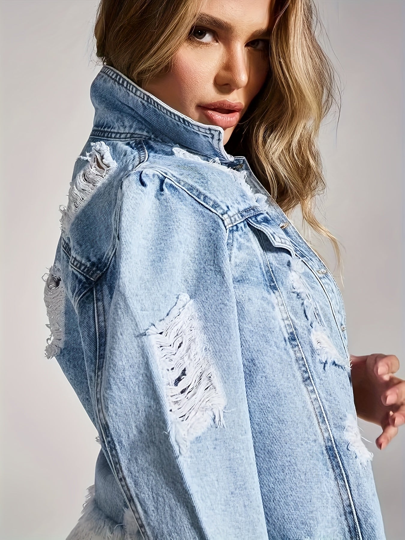 Denim Jacket for Polished Boutique Outfits with Denim Look