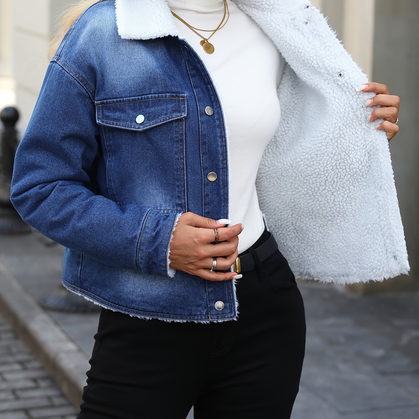 Modern Denim Jacket for Fresh Wardrobe Looks with Denim Look
