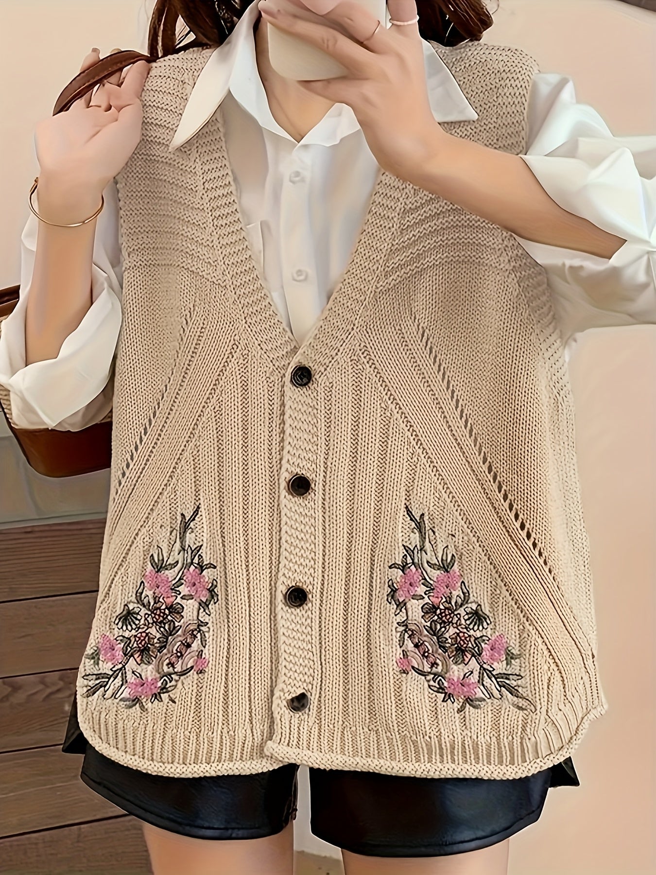Hooded Jacket with a Refined Everyday Fit with Floral Print