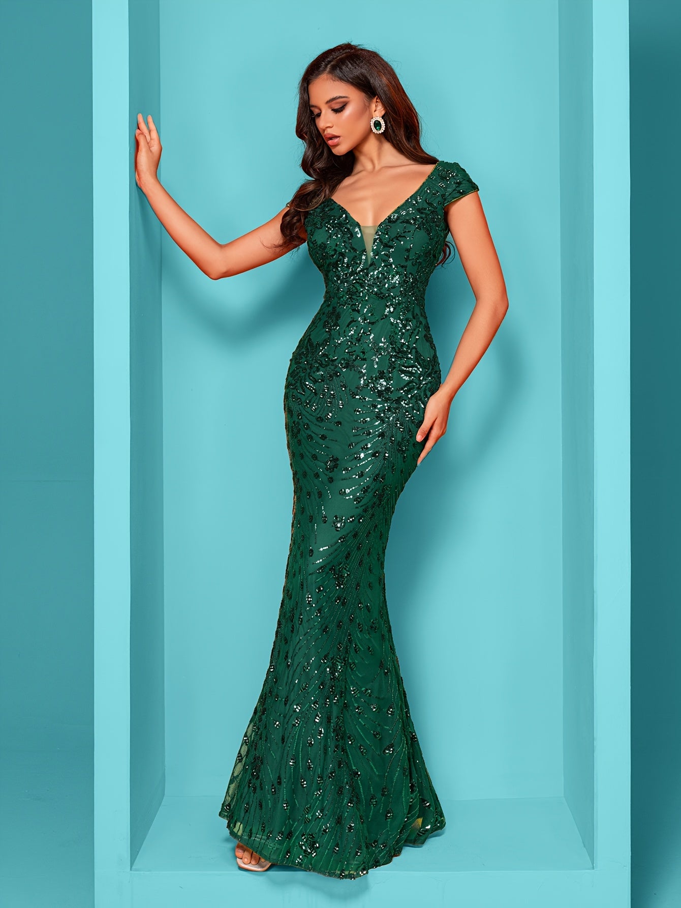 Formal Evening Gown for Polished Boutique Outfits with Floral Print